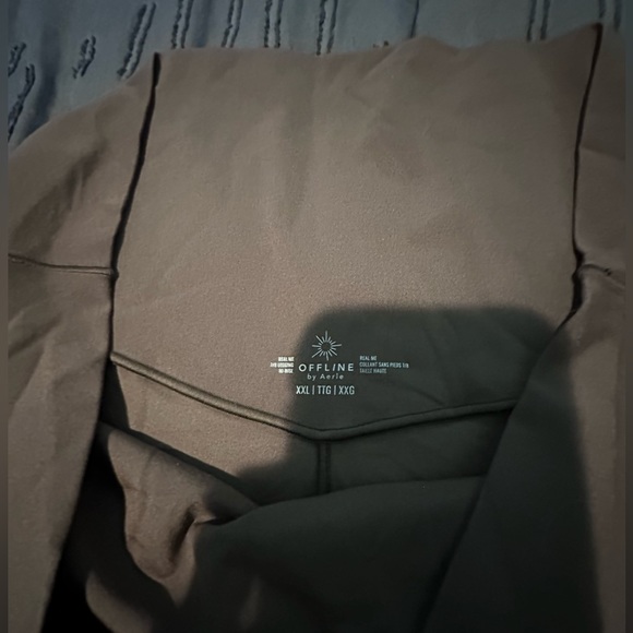 Aerie Offline Leggings XXL BNWOT Mocha - Picture 2 of 3